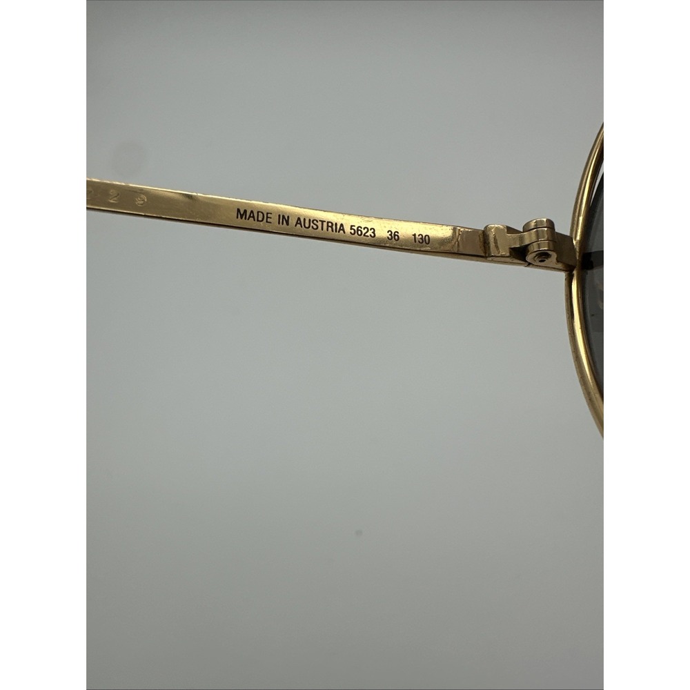 Carrera Porsche Design 5623 Vintage Aviator Sunglasses Gold Red Austria - Picture 5 of 9